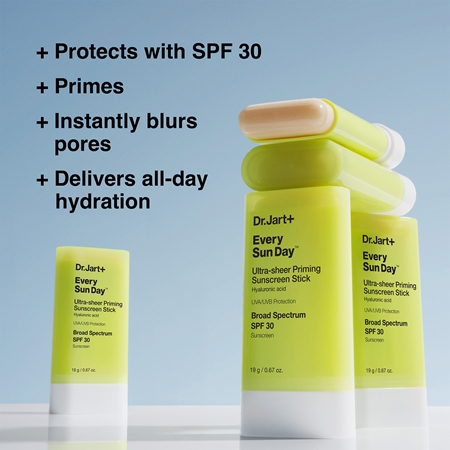 Dr. Jart+ Every Sun Day™ Ultra-Sheer Priming Sunscreen Stick opaľovací krém v tyčinke