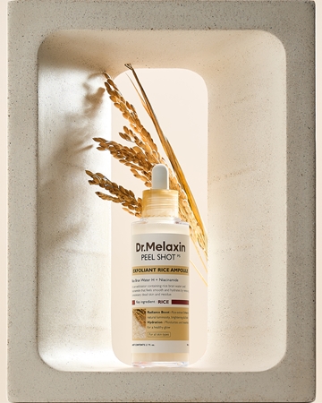 Dr. Melaxin Peel Shot Exfoliating White Rice Ampoule serum peelingujące o działaniu złuszczającym dla efektu rozjaśnienia i wygładzenia skóry