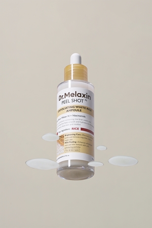 Dr. Melaxin Peel Shot Exfoliating White Rice Ampoule serum peelingujące o działaniu złuszczającym dla efektu rozjaśnienia i wygładzenia skóry