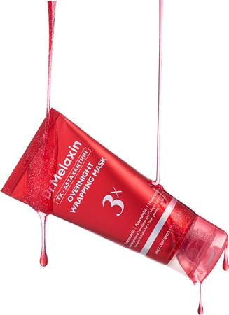 Dr. Melaxin TX Astaxanthin Overnight Wrapping Mask łagodząca maseczka na noc do ujednolicenia kolorytu skóry
