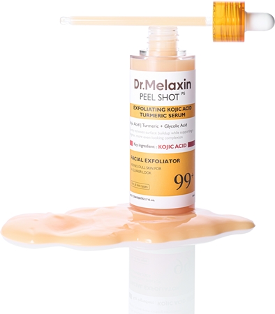 Dr. Melaxin Peel Shot Exfoliating Kojic Acid Turmeric Serum Peeling-Serum gegen dunkle Flecken