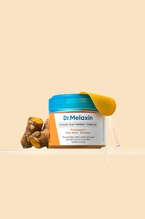 Dr. Melaxin TX Kojic Acid Turmeric Toner Pad tonizujące płatki do twarzy do ujednolicenia kolorytu skóry