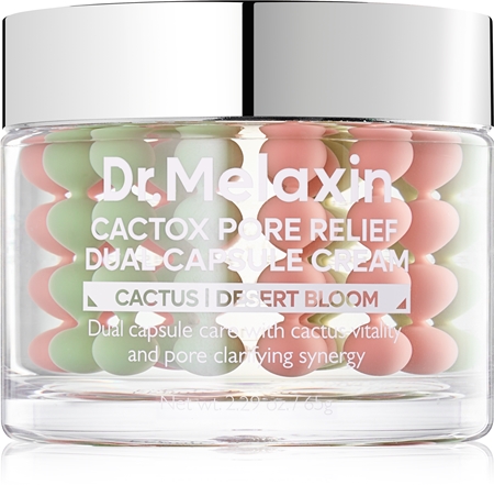 Dr. Melaxin Cactox Pore Relief Dual Capsule Cream krem nawilżający do wygładzenia skóry i zmniejszenia porów