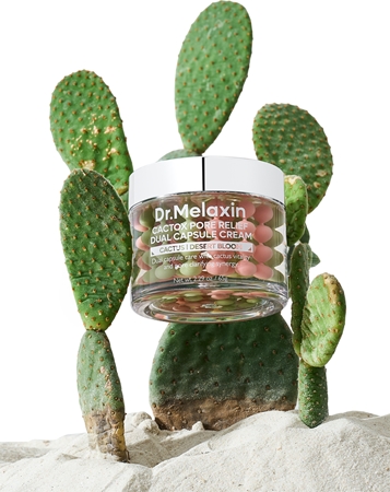 Dr. Melaxin Cactox Pore Relief Dual Capsule Cream krem nawilżający do wygładzenia skóry i zmniejszenia porów