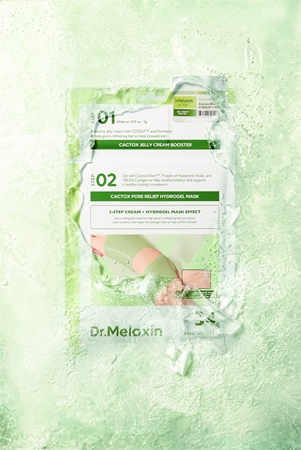 Dr. Melaxin Cactox Pore Relief Jelly Cream Hydrogel Mask maska hydrożelowa o intensywnym działaniu do nawilżenia skóry i zmniejszenia porów