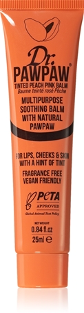 Dr. Pawpaw Peach Pink tonizáló balzsam ajakra és arcra