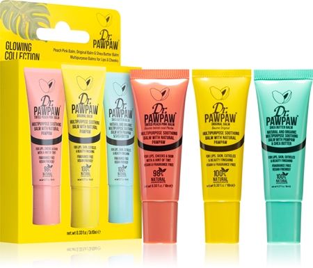 Dr. Pawpaw Glowing Trio Collection dárková sada na rty