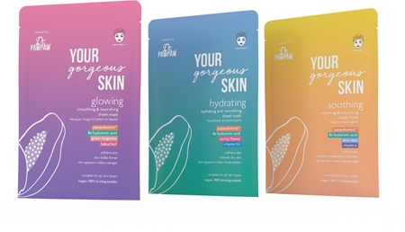 Dr. Pawpaw YOUR gorgeous SKIN Máscara em folha com efeito hidratante