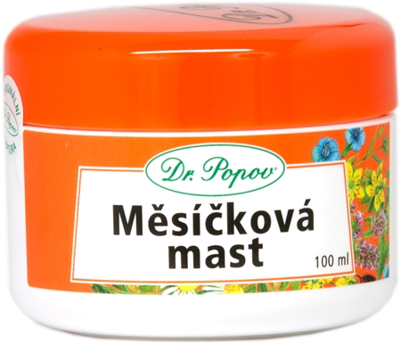 Dr. Popov Bylinné masti Měsíček regenerační péče