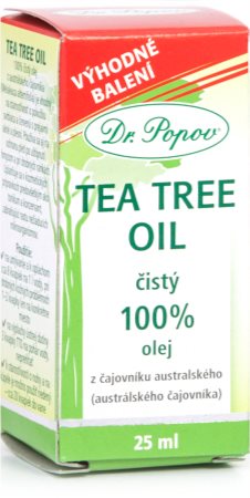Dr. Popov Tea Tree Oil 100% čajovníkový olej lisovaný za studena s antiseptickým účinkem
