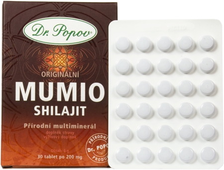 Dr. Popov Original Mumio (Shilajit) tabletki na wsparcie układu odpornościowego