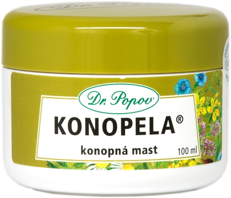 Dr. Popov Bylinné masti Konopela konopná mast pro suchou pokožku