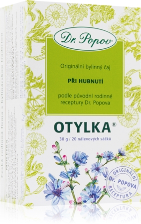 Dr. Popov Otylka® čajové vrecúška bylinný čaj na podporu chudnutia