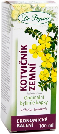 Dr. Popov Originální bylinné kapky Zemná sasanka bylinné kvapky