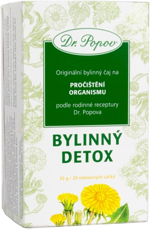 Dr. Popov Herbal detox herbata ziołowa na detoks organizmu