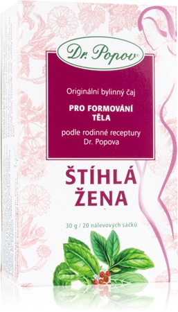 Dr. Popov Originální bylinný čaj PRO FORMOVÁNÍ TĚLA bylinný čaj pro snížení hmotnosti
