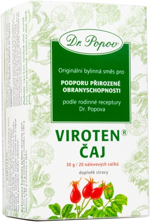 Dr. Popov Viroten bylinný čaj na podporu imunitného systému