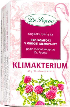 Dr. Popov Originálny bylinný čaj Klimaktérium bylinný čaj pre ženy