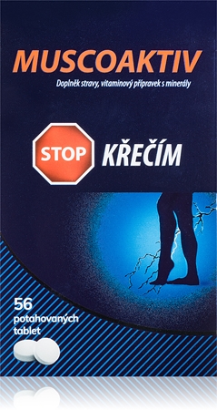 Dr. Theiss Muscoaktiv Stop křečím potahované tablety pro podporu zdraví nervové činnosti