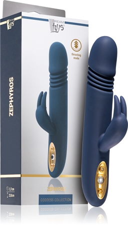 Dream Toys Goddess Collection Zephyros vibrador con estimulador de clítoris