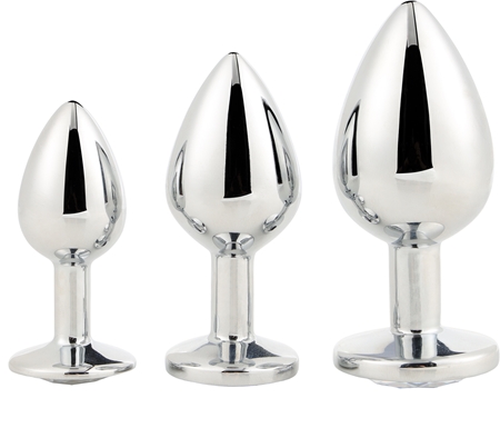 Dream Toys Gleaming Love Silver Plug Set Analplug-Set Silver Plug Set