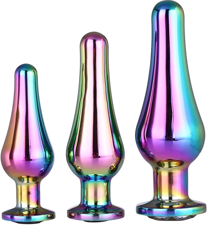 Dream Toys Gleaming Love Rainbow lot de plugs anaux