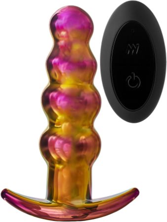 Dream Toys Glamour Glass Remote Beaded anal vibrator