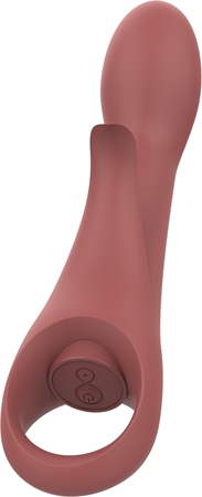 Dream Toys NUDE Sierra G-spot Duo vibratore con stimolatore clitorideo