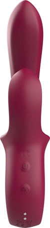 Dream Toys Glam Duo vibrator with clitoral stimulator