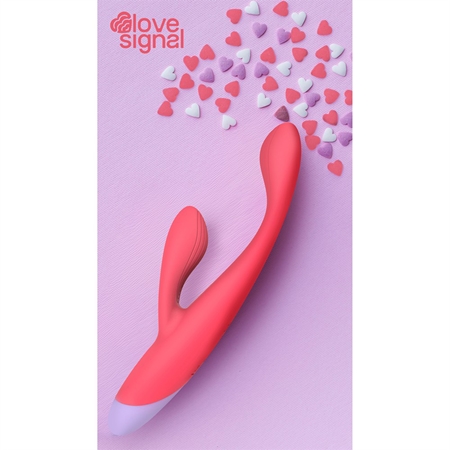 Dream Toys Love Signal Double Beat Vibrator mit Klitorisstimulator