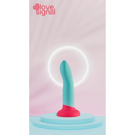 Dream Toys Love Signal 2-Toned Love Stick Dildo με βεντούζα