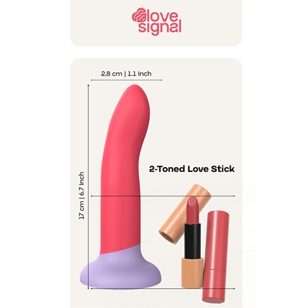 Dream Toys Love Signal 2-Toned Love Stick Dildo mit Saugnapf