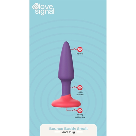 Dream Toys Love Signal Bounce Buddy Plug anale con ventosa