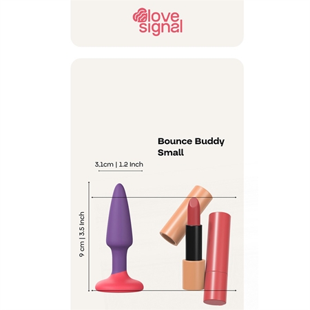 Dream Toys Love Signal Bounce Buddy Plug anale con ventosa