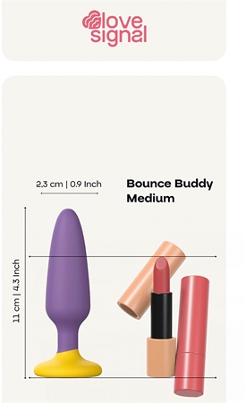 Dream Toys Love Signal Bounce Buddy Butt Plug με βεντούζα