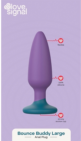 Dream Toys Love Signal Bounce Buddy Butt-Plug mit Saugnapf