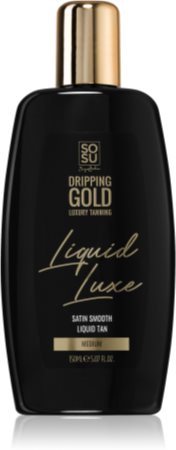 Dripping Gold Luxury Tanning Liquid Luxe savaiminio įdegio vanduo kūnui