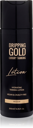 Dripping Gold Luxury Tanning Lotion latte autoabbronzante idratante per abbronzatura intensa