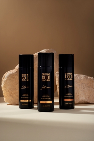 Dripping Gold Luxury Tanning Lotion latte autoabbronzante idratante per abbronzatura intensa