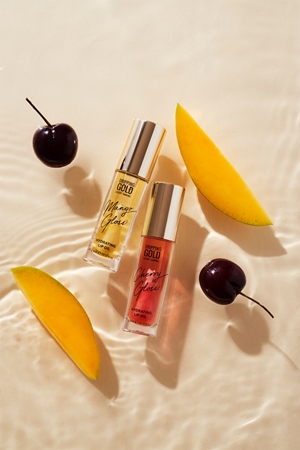 Dripping Gold Hydrating Cherry Gloss óleo para lábios com efeito hidratante
