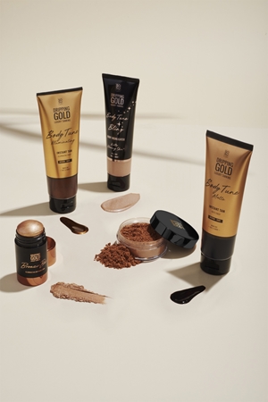 Dripping Gold Luxury Tanning Body Tune crème auto-bronzante corps et visage effet instantané