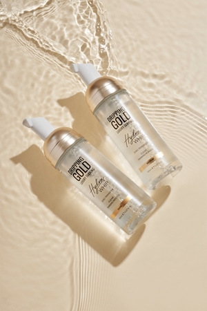 Dripping Gold Luxury Tanning Hydra Whip mousse autoabbronzante trasparente per corpo e viso