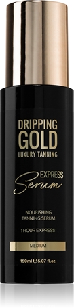Dripping Gold Express Tanning Serum Brun-utan-sol lotion för kropp