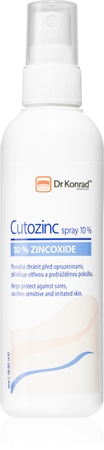 Dr Konrad Cutozinc Spray 10% zklidňující sprej pro citlivou a podrážděnou pokožku