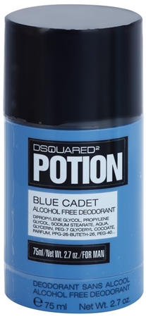 Dsquared2 Potion Blue Cadet desodorante en barra para hombre 75 ml sin alcohol