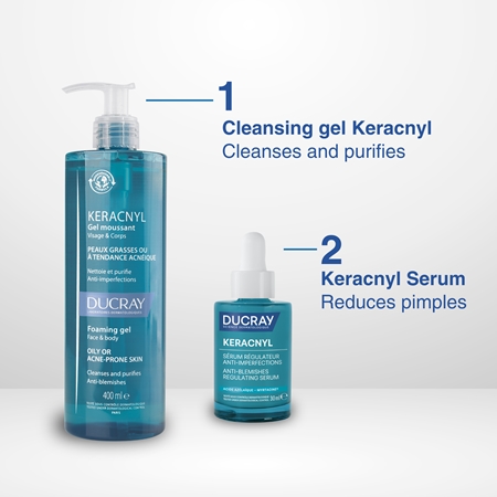 Ducray Keracnyl Krēmveida serums ādai ar nepilnībām