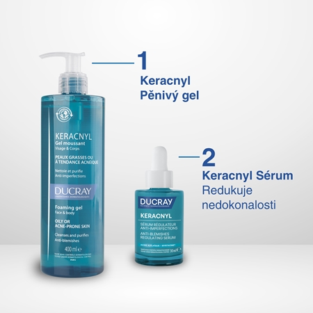 Ducray Keracnyl krémové sérum pro pleť s nedokonalostmi