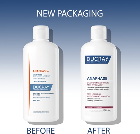 Ducray Anaphase+ Anti-Hair Loss Anti-Thinning Shampoo Tugevdav ja elavdav šampoon juuste väljalangemise raviks