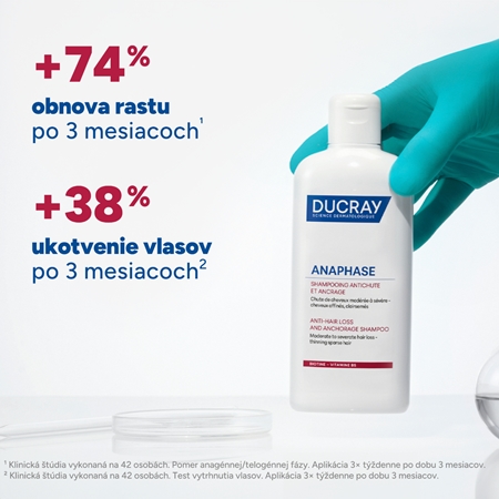 Ducray Anaphase+ Anti-Hair Loss Anti-Thinning Shampoo posilňujúci a revitalizujúci šampón proti padaniu vlasov