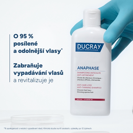 Ducray Anaphase+ Anti-Hair Loss Anti-Thinning Shampoo posilující a revitalizující šampon proti padání vlasů
